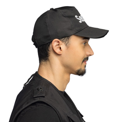 Casquette Security Noire - Accessoire Professionnel de Sécurité