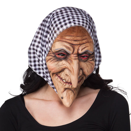 Masque Sorcière Terrifiante Latex - Déguisement Halloween