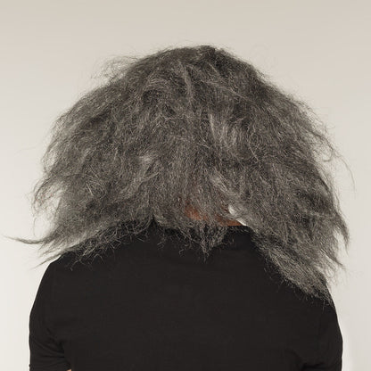 Masque Clown Terrifiant avec Cheveux Gris - Déguisement Horror