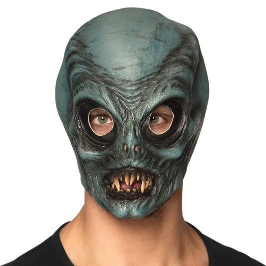 Masque Crâne Zombie Vert Terrifiante - Déguisement Halloween