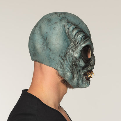 Masque Crâne Zombie Vert Terrifiante - Déguisement Halloween