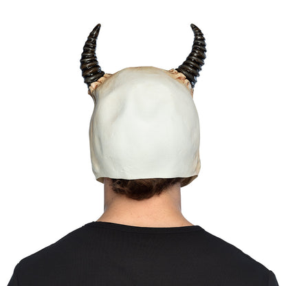 Masque Crâne Diabolique avec Cornes - Halloween Gothique