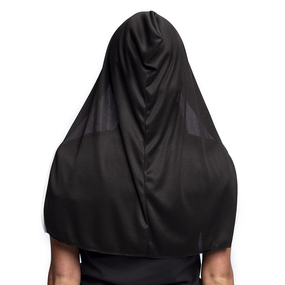 Masque Vampire Religieux avec Capuche - Déguisement d'Horreur