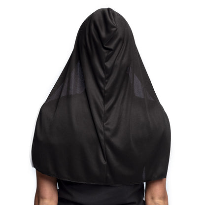 Masque Vampire Religieux avec Capuche - Déguisement d'Horreur