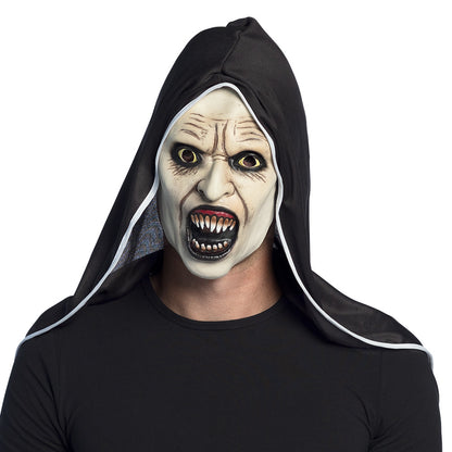 Masque Vampire Religieux avec Capuche - Déguisement d'Horreur