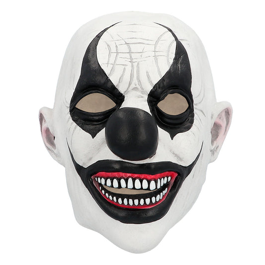 Masque Clown Terrifiant Blanc - Déguisement Effrayant Halloween