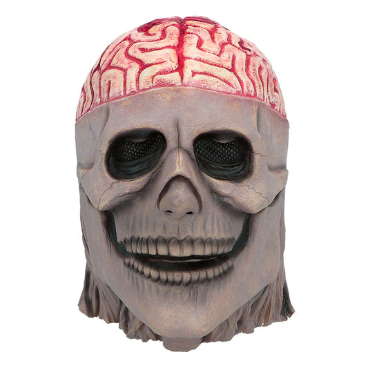 Masque Tête de Mort avec Cerveau - Déguisement Halloween
