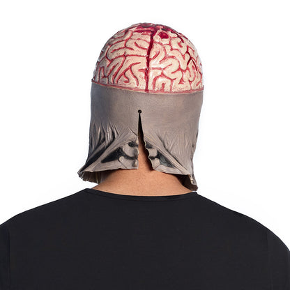 Masque Tête de Mort avec Cerveau - Déguisement Halloween