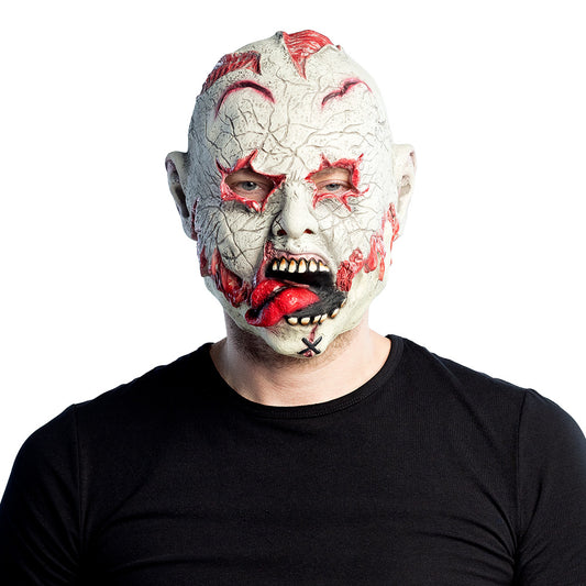 Masque Zombie Déchiré Réaliste - Accessoire Halloween Horrifique