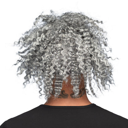 Masque Zombie Cheveux Gris - Déguisement Halloween Horrifique