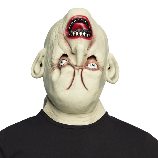 Masque Tête Horrifique Bouche Ouverte - Déguisement Horror