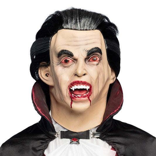 Masque Vampire Dracula avec Crocs - Déguisement Halloween