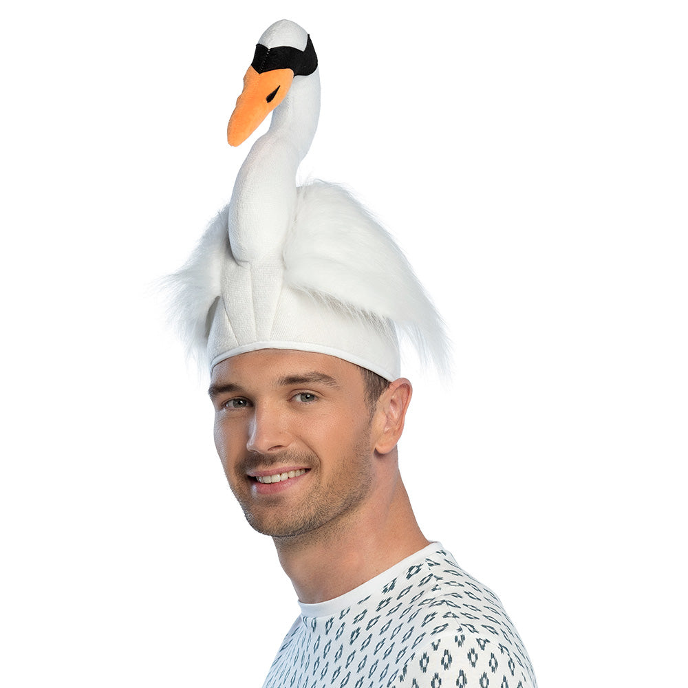 Chapeau Cygne Blanc Déguisement 59 cm - Accessoire Rigolo