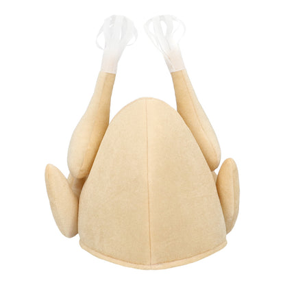 Chapeau de Poulet Géant Amusant - Déguisement Drôle 59cm