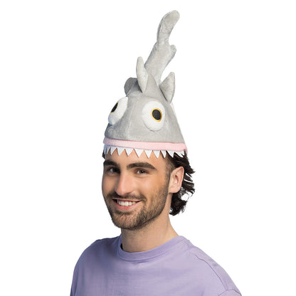 Chapeau Monstre Rigolo Gris - Déguisement Amusant Adulte Enfant