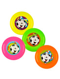 Accessoires piñata 4 frisbees multicolores 9 cm