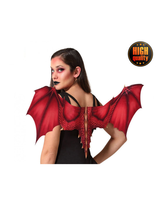 Ailes de dragon rouge adulte