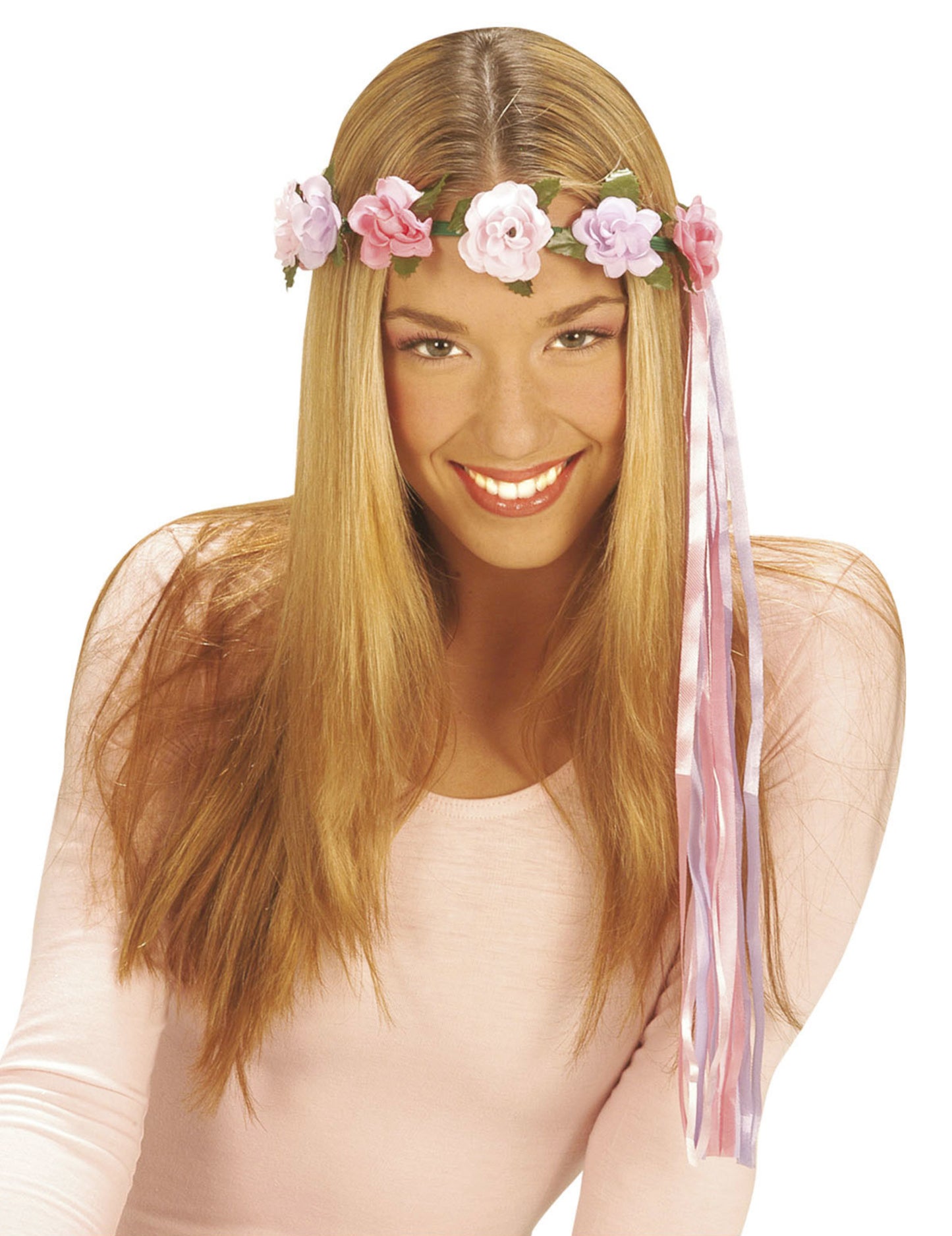 Anneau fleur multicolore pour cheveux pour fée hippie Elfe
