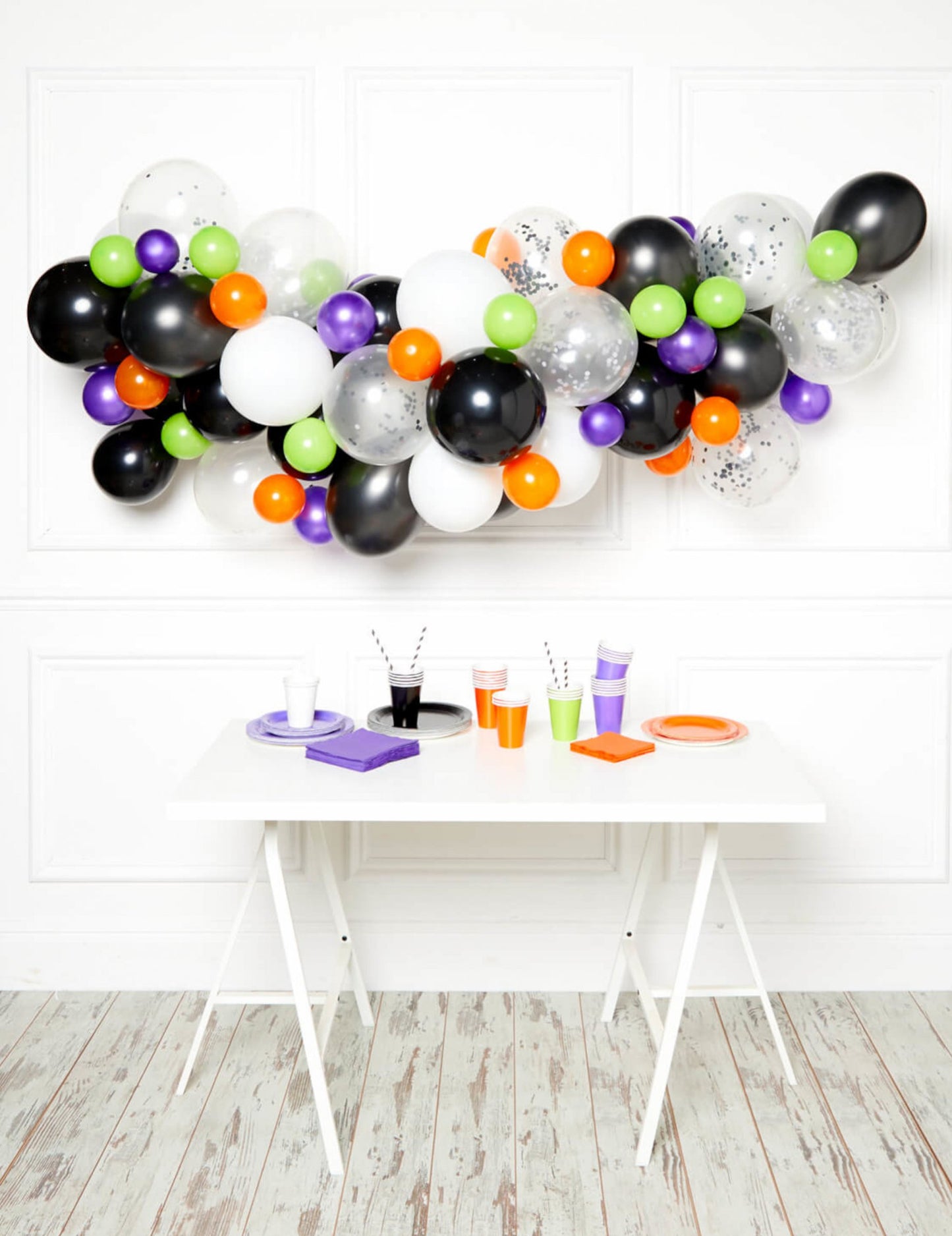 Arche de 70 ballons Halloween 4m