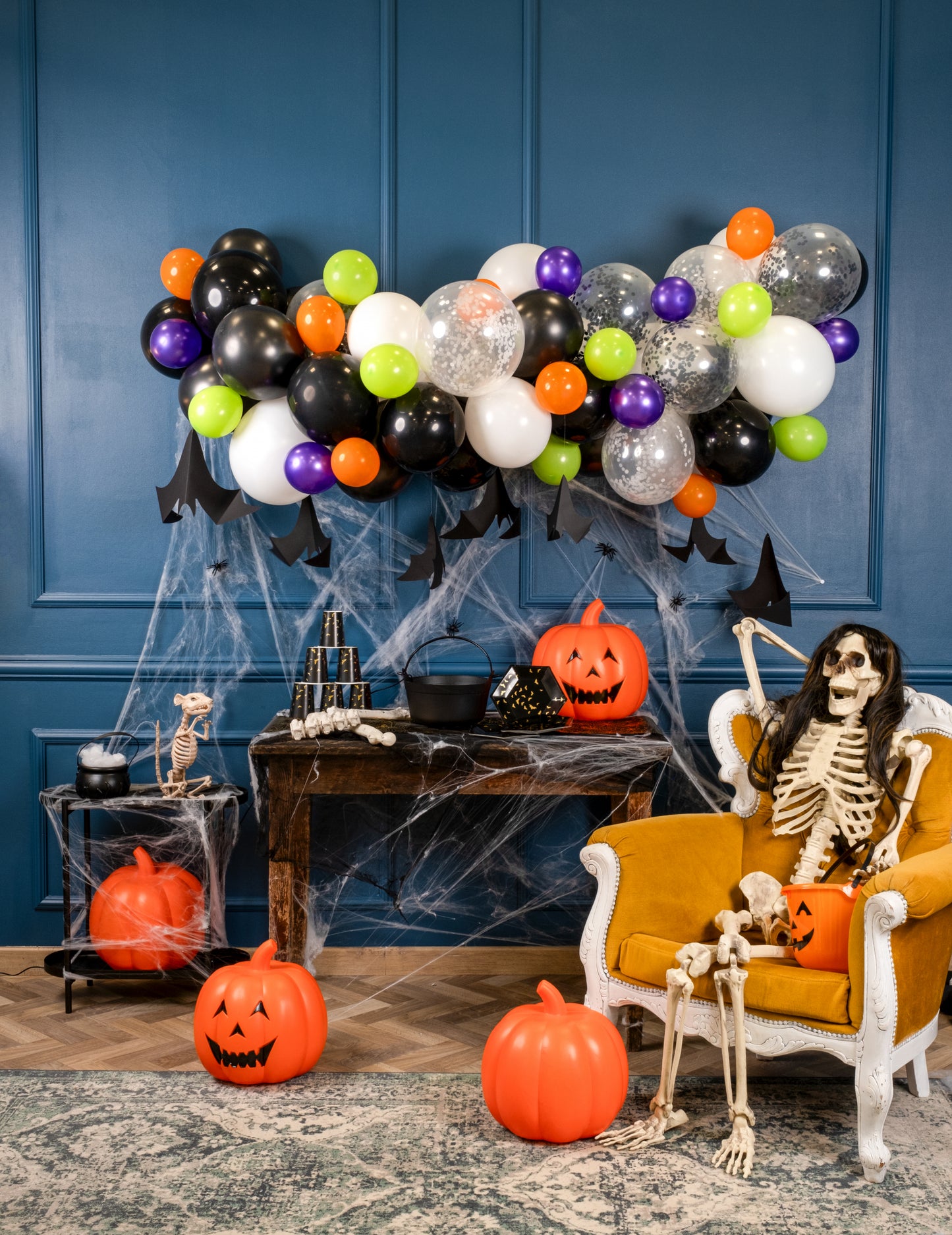 Arche de 70 ballons Halloween 4m