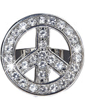 Bague hippie strass adulte