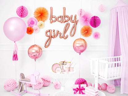 Ballon aluminium baby rose gold 73,5 x 75,5 cm