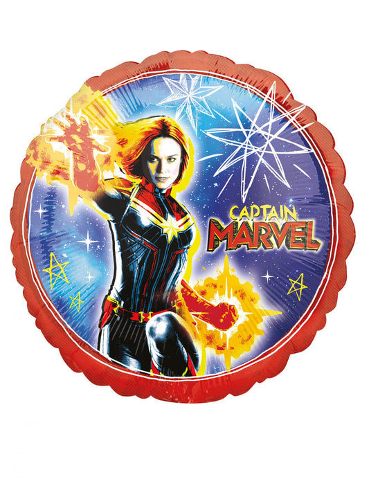 Ballon aluminium Captain Marvel 43 cm