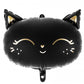 Ballon aluminium chat noir 48 x 36 cm