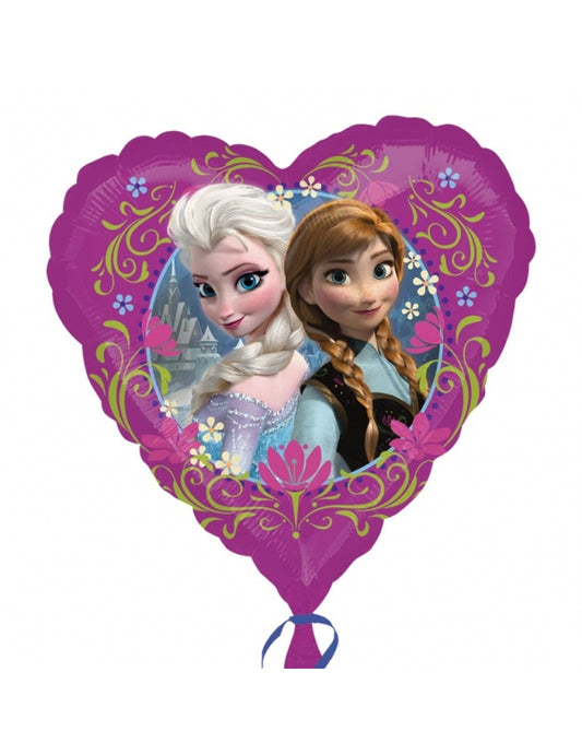 Ballon aluminium c?ur La Reine des Neiges