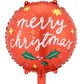 Ballon aluminium Merry Christmas 45 cm