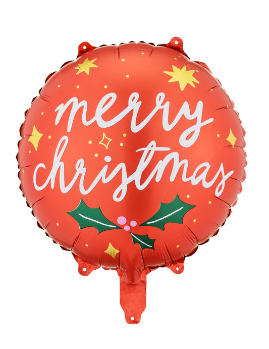 Ballon aluminium Merry Christmas 45 cm