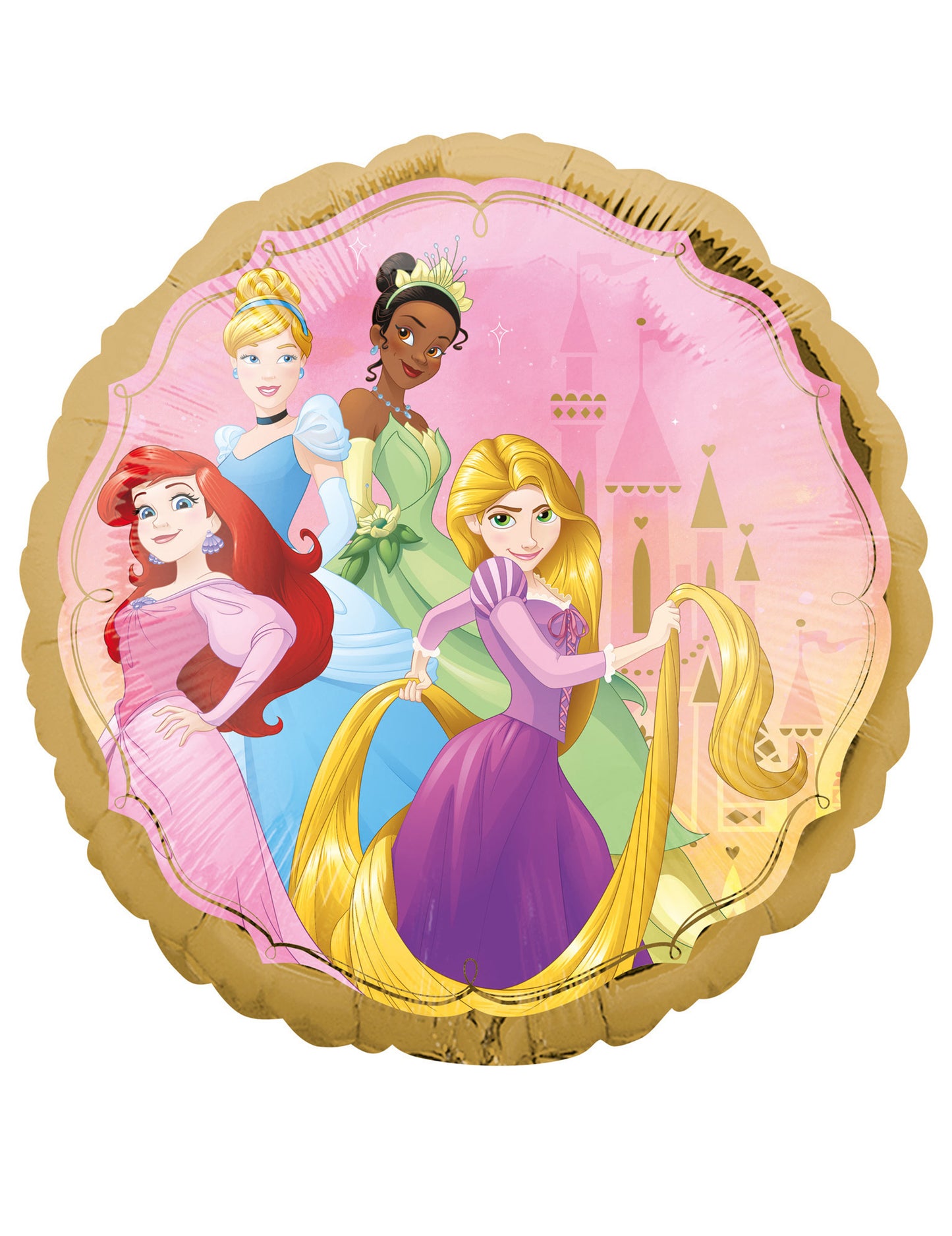 Ballon aluminium recto verso Princesses Disney 43 cm