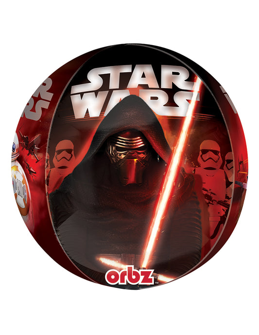 Ballon en aluminium Personnages Star Wars VII 38 x 40 cm