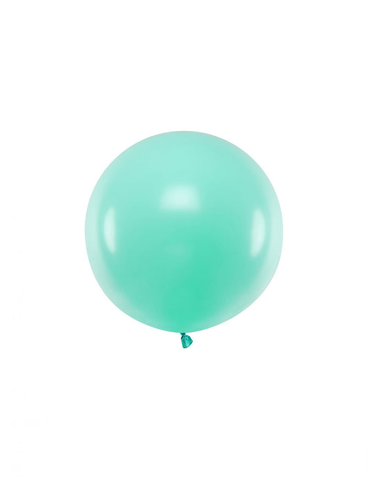 Ballon en latex géant menthe 60 cm