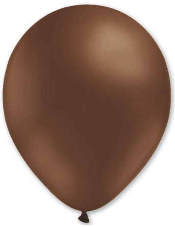 100 Ballons marrons 27 cm