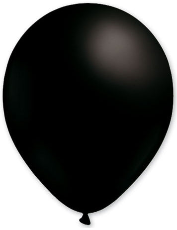 100 Ballons noirs 27 cm