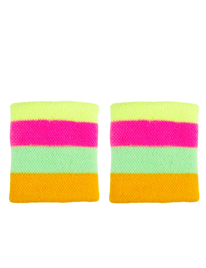 Bandeaux multicolores fluos adulte