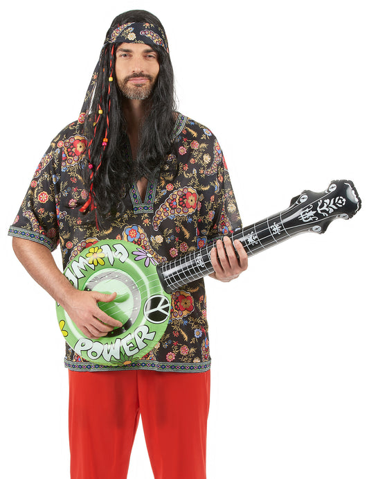 Banjo gonflable hippie