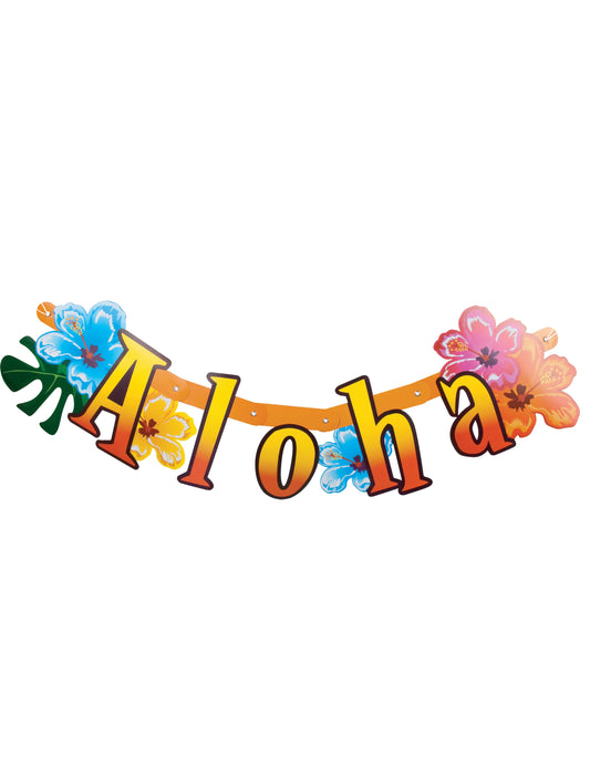 Bannière articulée Aloha Hawaï