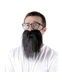 Barbe hipster noire adulte