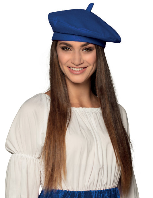 Béret basque bleu adulte