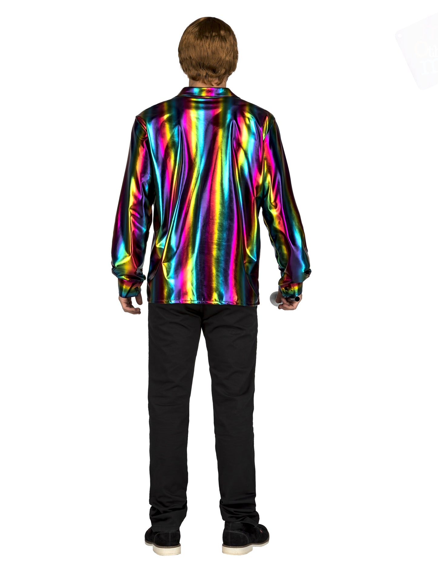 Chemise disco rainbow homme