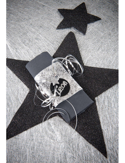 Bolduc brillant argent 10 mm x 25 m