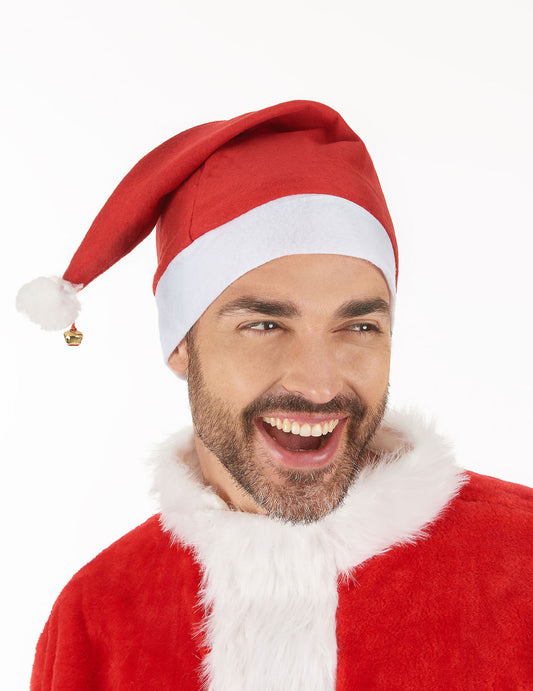 Bonnet de Noël avec grelot adulte
