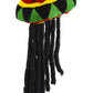 Bonnet rasta velours avec dreadlocks adulte