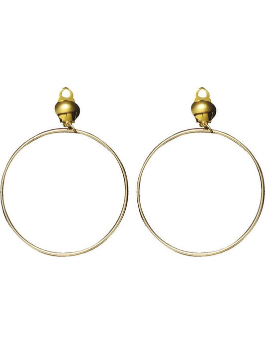 Boucles d'oreilles dorées adulte