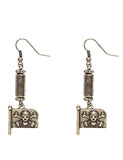 Boucles d'oreilles drapeau de pirate adulte