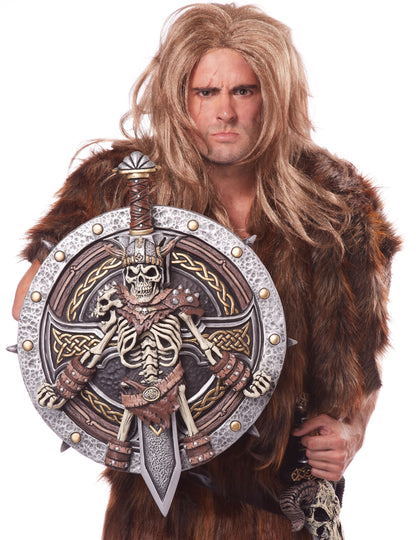 Bouclier et Epée Viking en plastique