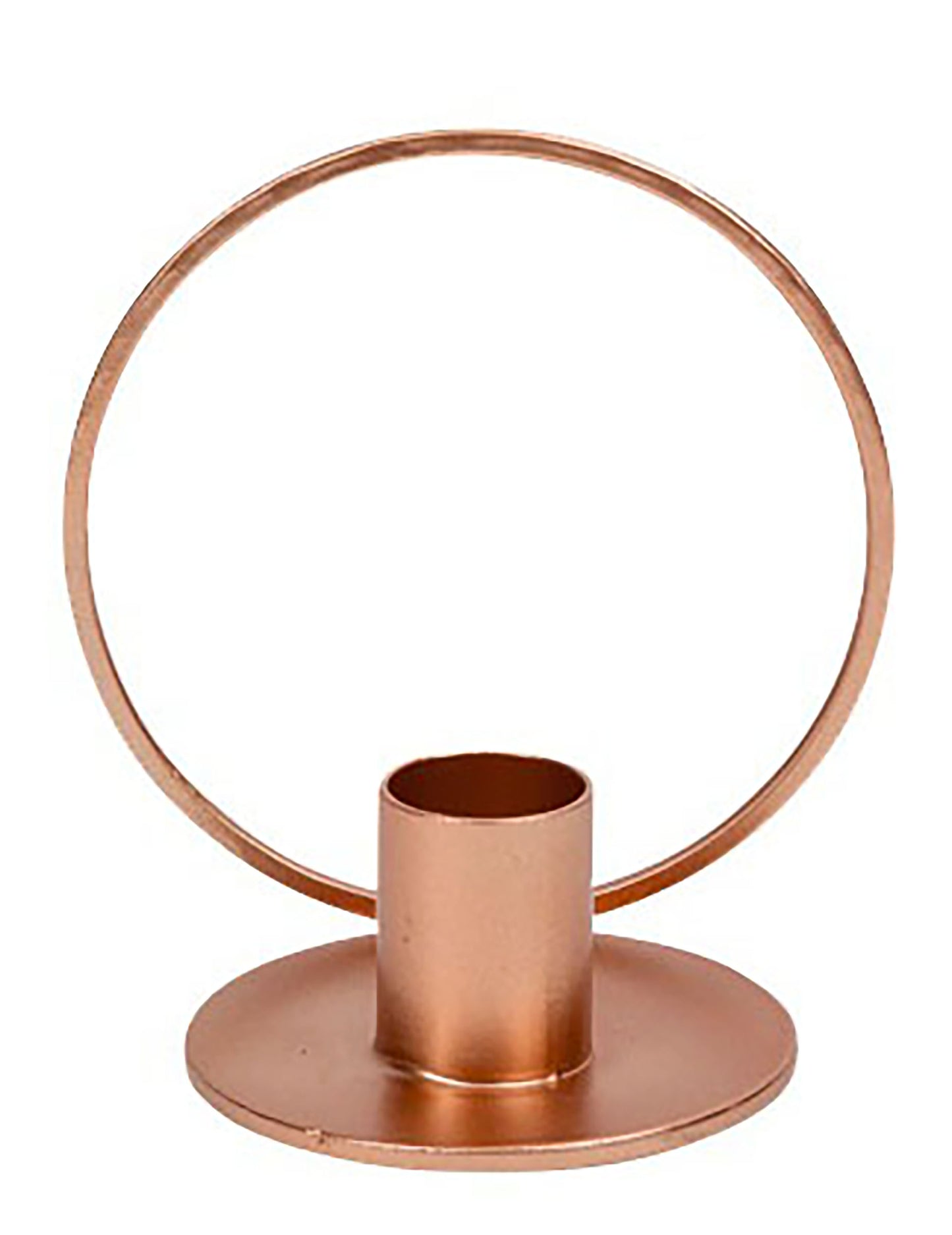 Bougeoir cercle rose gold 10 cm