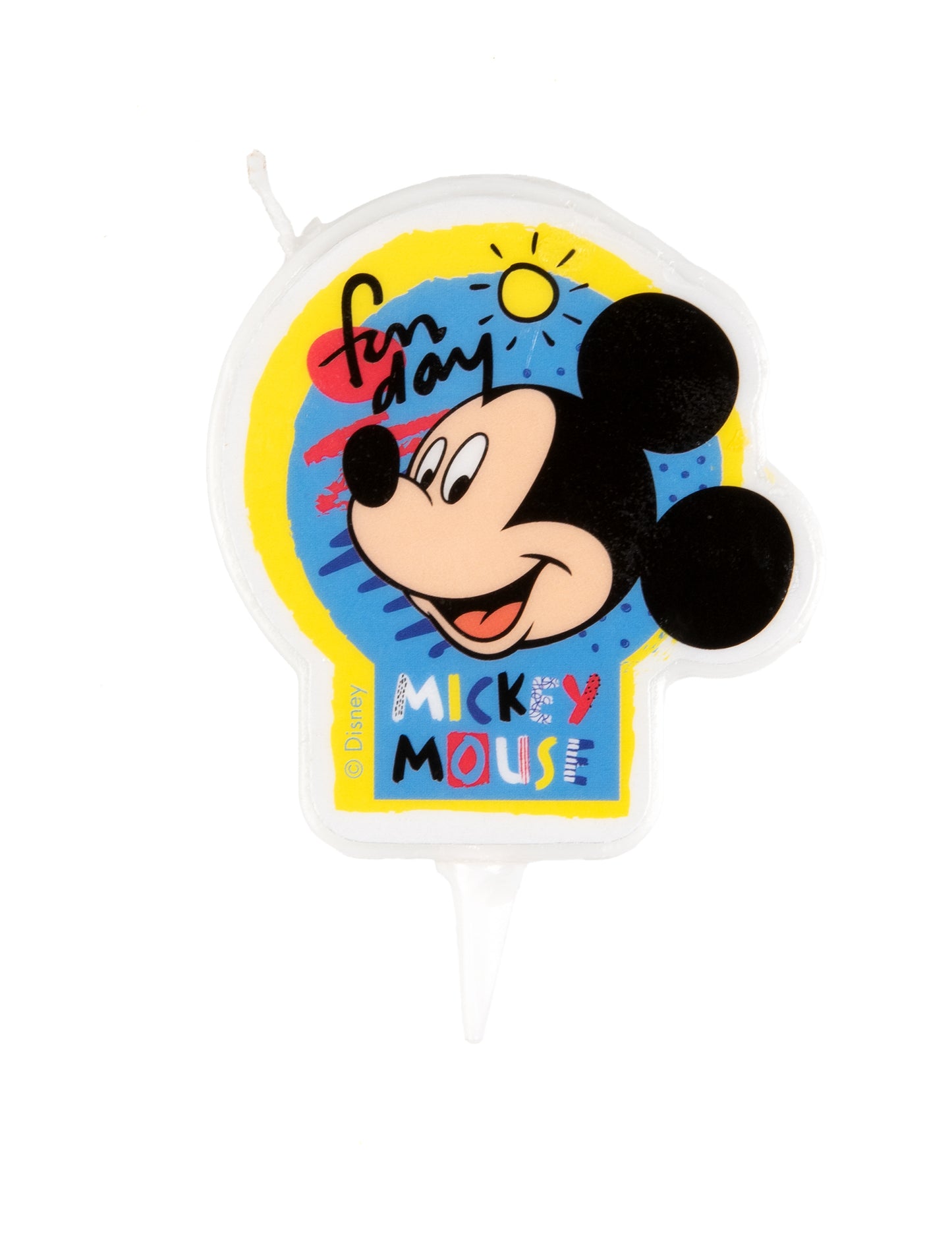 Bougie anniversaire Mickey 7,5 cm